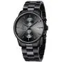 GOLDEN HOUR Mens Watches with Black/Silver Stainless Steel and Metal Casual Waterproof Chronograph Quartz Watch, Auto Date in Colorful Hands GOLDEN HOUR Mens Watches with Black/Silver Stainless Steel and Metal Casual Waterproof Chronograph Quartz Watch, Auto Date in Colorful Hands