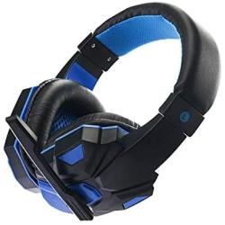 Haokaini Gaming Headset Wired PC Gaming Headphones with Noise Canceling Mic, Over Ear Gaming Headphones Compatible with Smartphone,PC,Computer