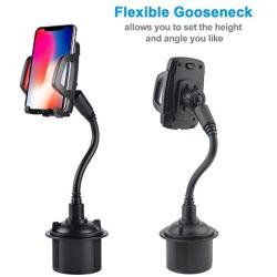 2020 New Benefree Cup Holder Phone Mount Universal Adjustable Gooseneck Cup Holder Cradle Car Mount for Cell Phone iPhone Xs/XS/Max/X/8/7 Plus/Galaxy/Huawei(Red)