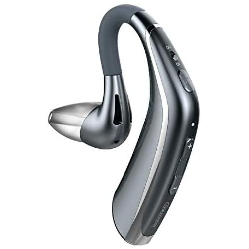 Glazata Wireless Bluetooth Headset Earpiece with 30 Hours Talk Time and Noise Cancelling Mic Bluetooth Earbud Handsfree for iPhone Samsung Cell Phone, Driver/Trucker