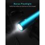 Lipstick Battery Charger 3350mAh Xcentz, Mini Portable Charger Compact External Battery Premium Aluminum with Flashlight Pocket Power Bank Phone Charger for iPhone Samsung Android Smartphone(Blue)
