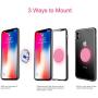 Magnetic Phone Car Mount for Cell Phone Holder for Car Universal Air Vent Car Phone Mount for iPhone X 8 Plus 7 Plus SE 6s Plus 5s 5 4s 4 Samsung Galaxy S9+ S8 Note8 S7 Edge S6 Edge S5 S4 Google LG