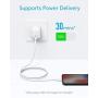 Anker USB C to Lightning Cable, iPhone 11 Charger [6ft Apple MFi Certified] Powerline II for iPhone SE / 11 Pro/X/XS/XR / 8 Plus/AirPods Pro, Supports Power Delivery