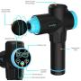Percussion Massage Gun for Athletes - Percussive Handheld Deep Tissue Back Massager for Sore Muscle Pain Relief & Recovery - Portable Electric Body Massager Sports Drill