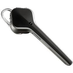 Plantronics Bluetooth Headset, Voyager Edge Wireless Bluetooth Earpiece with Charging Case, Black/Silver