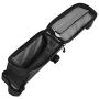 MAGT Bike Tube Bag, Outdoor Universal Bike Mobile Phone Bag with Sun Visor Frame Fingerprint Unlock Bike Front Tube Bag Cycling Accessories