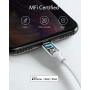 iPhone Charger, Anker Powerline III Lightning Cable 6 Foot iPhone Charger Cord MFi Certified for iPhone 11 Pro Max, 11 Pro, X, Xs, Xr, Xs Max, 8, 7, 6 and More, Ultra Durable (White, Upgraded) iPhone Charger, Anker Powerline III Lightning Cable 6 Foot iPhone Charger Cord MFi Certified for iPhone 11 Pro Max, 11 Pro, X, Xs, Xr, Xs Max, 8, 7, 6 and More, Ultra Durable (White, Upgraded)