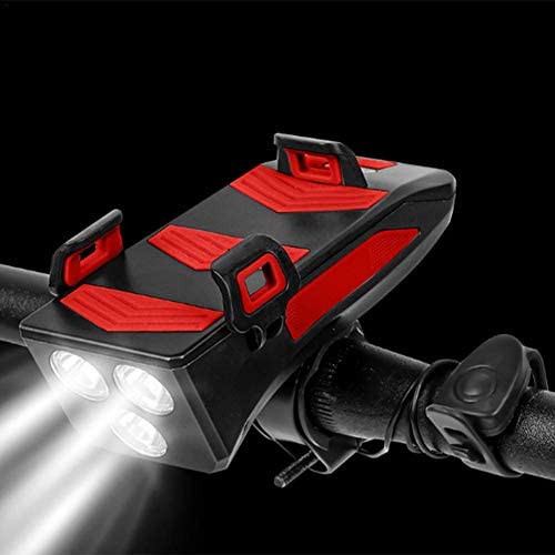 settencas Bicycle Mobile Phone Bracket 4 in 1 Bicycle Headlight Charging Bracket Mountain Bike Accessories