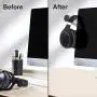 SUNTAIHO Side Mount Clip on Monitor Magnetic Laptop Stand with Phone Holder Computer Expansion Bracket for iPhone Smartphone Cellphone Fixed Flat and Slim Portable SUNTAIHO Side Mount Clip on Monitor Magnetic Laptop Stand with Phone Holder Computer Expansion Bracket for iPhone Smartphone Cellphone Fixed Flat and Slim Portable