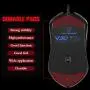MOTOSPEED USB Wired 3500DPI Gaming Mouse Support Macro Programming, with 6 Buttons, Adjustable RGB Backlit, 6 Adjustable DPI Mouse for PC, Laptop, Apple MacBook