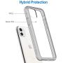 JETech Case for Apple iPhone 11 (2019), 6.1-Inch, Shockproof Bumper Cover, Anti-Scratch Clear Back, Grey