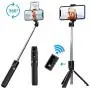 Selfie Stick Tripod, Extendable Selfie Stick with Detachable Wireless Remote and Tripod Stand Selfie Stick for iPhone 11/11 pro/X/8/7/6s/6,Samsung Galaxy S10/S9/S8/S7/Note 9/8,Huawei and More Selfie Stick Tripod, Extendable Selfie Stick with Detachable Wireless Remote and Tripod Stand Selfie Stick for iPhone 11/11 pro/X/8/7/6s/6,Samsung Galaxy S10/S9/S8/S7/Note 9/8,Huawei and More