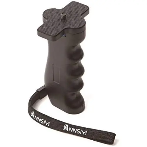 Annsm Camera Handheld Grip Handle Stabilizer with 1/4” Screw for DSLR SLR Cameras Canon Panasonic Sony Nikon Pentax and iPhone Samsung Smart Phone Gopro Hero etc Annsm Camera Handheld Grip Handle Stabilizer with 1/4” Screw for DSLR SLR Cameras Canon Panasonic Sony Nikon Pentax and iPhone Samsung Smart Phone Gopro Hero etc