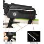 SIGUTI Bike Front Frame Storage Bag for Women Men Bicycle Handlebar Accessories Bags Large Capacity Detachable Touch Screen Phone Bags for iPhone XS/X/8PLUS