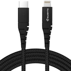 AWANTA USB C to Lightning Cable Nylon Braided (6ft) iPhone 11 Charger Apple MFi Certified Compatible with iPhone SE/11/11 Pro/11 Pro Max/X/XS/XS Max/XR/iPad Pro,AirPods Pro,Power Delivery Fast Charge