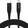 AWANTA USB C to Lightning Cable Nylon Braided (6ft) iPhone 11 Charger Apple MFi Certified Compatible with iPhone SE/11/11 Pro/11 Pro Max/X/XS/XS Max/XR/iPad Pro,AirPods Pro,Power Delivery Fast Charge