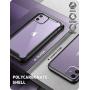 i-Blason Ares Case for iPhone 11 6.1 inch (2019 Release), Dual Layer Rugged Clear Bumper Case with Built-in Screen Protector (Black)