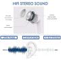 Wireless Earbuds Headphones Bluetooth Earbud 5.0 Ear Buds with Mic Smart Noise Reduction (Fast Charging Case) Pop-Up Auto Pairing Wireless Headphones Earbuds iPhone/Android/Airpods in Ear Earbud