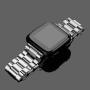 Jiarusig Compatible Fitbit Versa/Versa Lite Edition/Versa 2 Bands, Stainless Steel Versa Smartwatch Metal Band for Men Women Replacement Wristband