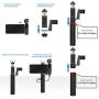 Smatree Portable Osmo Pocket PowerStick(Power Bank) Compatible for DJI Osmo Pocket,Handheld Smartphone Holder Mount Bracket with Tripod for Osmo Pocket Camera