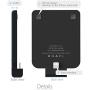 oisle Portable Charger Mini Power Bank PowerCore 2200mAh Wireless External Backup Battery Pack High-Speed Ultra Thin Charging Compatible with iPhone 5(s)/6(s)/7(p)/8(p)/X -Black