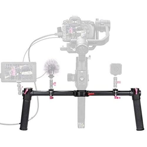 EACHSHOT DH-RoninS Dual Handle Gimbal Grip Handheld Handlebar Scratch Proof Anti-Slip Compatible DJI Ronin S/DJI Ronin SC/Moza Air 2