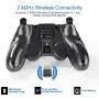 Mobile Game Controller, Wireless Gaming Controller Gamepad for Android iOS for Samsung Huawei iPhone with Retractable Bracket Support 4-6 inch Mobile Phones