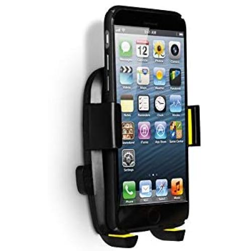 Phone Holder Wall Mount with 3M VHB Adhesive Strips Phone Charging Holder Compatible for iPhone, Samsung, Smartphone and Most Other Cellphones PJYU