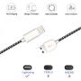 Sharllen iPhone Charger Cable Data Line iPhone Charging Cord 3FT/6FT/10FT Nylon Braided iPhone Charger USB Fast Charging&Syncing Cable Compatible iPhone 11/XS/Max/XR/X/8P/8/7/7P/6/iPad 5 Pack White