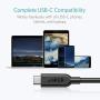 Anker Powerline II USB-C to USB-C 3.1 Gen 2 Cable (3ft) with Power Delivery, for Apple MacBook, Huawei Matebook, iPad Pro 2020, Chromebook, Pixel, Switch, and More Type-C Devices/Laptops