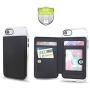 Cell Phone Wallet for Back of Phone, Stick On Wallet Credit Card ID Holder with RFID Protection Compatible with iPhone, Galaxy & Most Smartphones and Cases