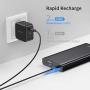 CHOETECH Portable Charger 26800mAh 100W PD 3.0 USB-C Power Bank with a USB-C Port (Input 60W Output 100W) 2 QC 3.0 USB-A Ports for Laptop, MacBook/iPad Pro/Air, iPhone, Samsung Galaxy and More