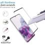 Galaxy S20 Screen Protector, HD Tempered Glass Screen Protector for Samsung Galaxy S20 5G [Fingerprint Unlock][3D Full Coverage [9H Hardness][Bubble-Free][Easy Install]