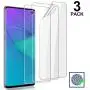 3-Pack Galaxy S10 Screen Protector, [Self Healing] [Easy Install & Bubble Free] [Ultrasonic Fingerprint Support] Transparent HD TPU Protetive Film for Samsung Galaxy S10