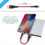 Short iPhone Charger 6 inch, [2 Pack]Apple MFi Certified Lightning Cable Fast Charging Cord for iPhone 11/11 Pro / 11 Pro Max/XS/XS Max/XR/X /8/8 Plus/7/7 Plus/6/6 Plus/5c/5s/5/iPad More