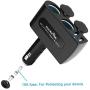 Rocketek 2-Socket Car Splitter Cigarette Lighter Adapter Multi Power Outlet 12/24V 90W with 3.1A 2 USB Car Charger Adapter, Cigarette Lighter Splitter Adapter for iPhone ipad Cell Phone Tablet GPS