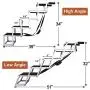 Heeyoo Folding Dog Car Steps, Portable Aluminum Fram Large Dog Stairs for High Beds, Trucks, Cars and SUV, Lightweight Foldable Pet Ladder Ramp with Nonslip Surface Can Support 150-200 Lbs Large Dog Heeyoo Folding Dog Car Steps, Portable Aluminum Fram Large Dog Stairs for High Beds, Trucks, Cars and SUV, Lightweight Foldable Pet Ladder Ramp with Nonslip Surface Can Support 150-200 Lbs Large Dog