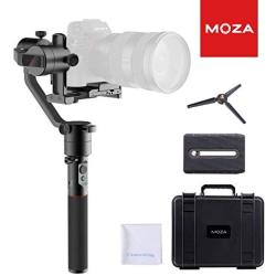 MOZA AirCross 3-Axis Handheld Gimbal Ultra-Lightweight Portable Camera Stabilizer Support Unlimited Power Source Long-Exposure Timelapse Auto-Tuning for Parameters for Mirrorless Cameras up to 4lb