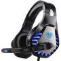 ENVEL Noise Cancelling Gaming Headset with 7.1 Surround Sound Stereo for PS4/Nintendo eShop Switch,Omnidirectional Microphone Vibration LED Light Compatible with Mac/PC/Laptop/Mac/PS3 Camo (Black)