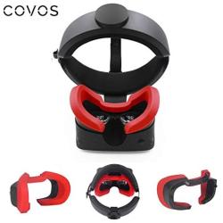 Covos VR Face Pad for Oculus Rift S Silicone Eye Cover, Rift S VR Cover Sweatproof Waterproof Lightproof Anti-Dirty Oculus Rift S Accessory