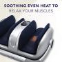 Miko Foot Massager Shiatsu Machine With Multi-Pressure Settings, Vibration, Deep-Kneading, Heat and Wireless Remote- Alleviate Discomfort From Plantar Fasciitis, Neuropathy, Diabetes Fits Up To Size15