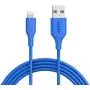 Anker iPhone Charger, Anker Powerline 6ft Lightning Cable, MFi Certified USB Charge/Sync Cord for iPhone Xs/XS Max/XR/X / 8/8 Plus / 7/7 Plus / 6/6 Plus / 5s / iPad, and More (Blue) Anker iPhone Charger, Anker Powerline 6ft Lightning Cable, MFi Certified USB Charge/Sync Cord for iPhone Xs/XS Max/XR/X / 8/8 Plus / 7/7 Plus / 6/6 Plus / 5s / iPad, and More (Blue)