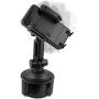 Mediabridge Smartphone Cradle w/Extended Cup Holder Mount - for iPhone X/8/7/7+, Samsung S6/Note - Fits 2"-3.5" (Part# PC3CM)