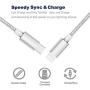 Apple MFi Certified USB C to Lightning Cable Made for iPhone X/XS/XR/XS Max / 8/8 Plus, Supports Power Delivery (for Use with Type C Chargers) 4FT (Silver)