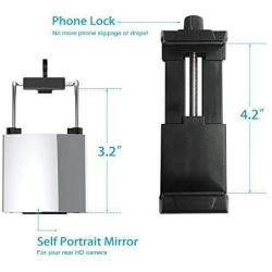 Fugetek 49" Selfie Stick Monopod Professional High End FT-568, For Apple iPhone, Android Samsung, & DLSR Cameras, Aluminum Alloy, Rechargeable Wireless Bluetooth Remote (Black)