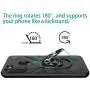 Oleaders for Galaxy A21 Case with Tempered Glass Screen Protector, Rotatable Metal Ring Holder Compatible with Magnetic Car Kickstand Case for Samsung Galaxy A21 - Black Oleaders for Galaxy A21 Case with Tempered Glass Screen Protector, Rotatable Metal Ring Holder Compatible with Magnetic Car Kickstand Case for Samsung Galaxy A21 - Black