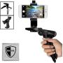 GearFend Heavy Duty Pistol Grip Stabilizer, Tripod Table Stand with Universal Rotating Smartphone Tripod Mount for All iPhones, Samsung Phones, Most Mobile Phones Plus Microfiber Cloth