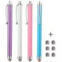 CCIVV Stylus, 4 Pcs Hybrid Mesh Fiber Tip Stylus Pens for Touch Screen Devices (5.3 inches-4pcs) CCIVV Stylus, 4 Pcs Hybrid Mesh Fiber Tip Stylus Pens for Touch Screen Devices (5.3 inches-4pcs)