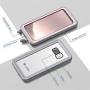 Lanhiem Galaxy S8 Case, IP68 Waterproof Dustproof Shockproof Case with Built-in Screen Protector, Full Body Sealed Underwater Protective Cover for Samsung Galaxy S8 (Pink)