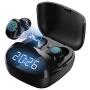 Wireless Earbuds,Bluetooth 5.0 Headphones Touch Control TWS Stereo Charging Case IPX8 Waterproof Wireless Headphones LED Display Time Display for Sports